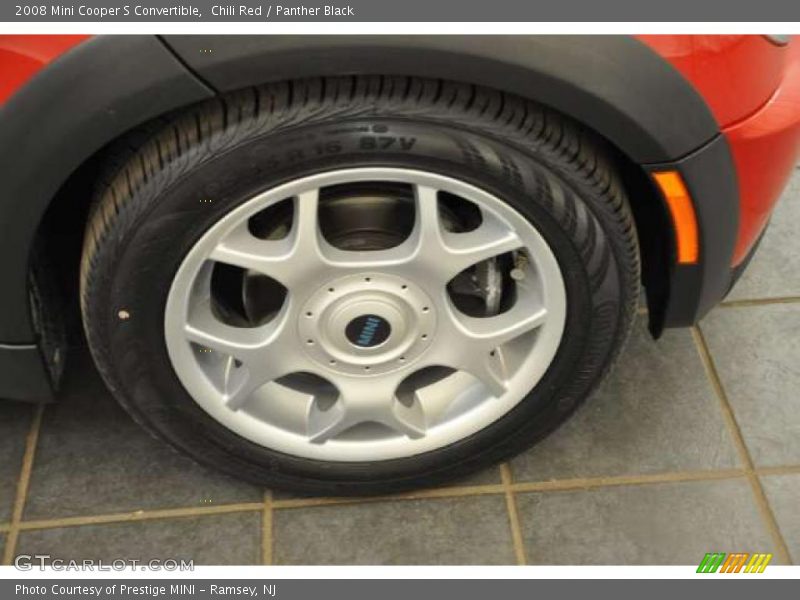 Chili Red / Panther Black 2008 Mini Cooper S Convertible