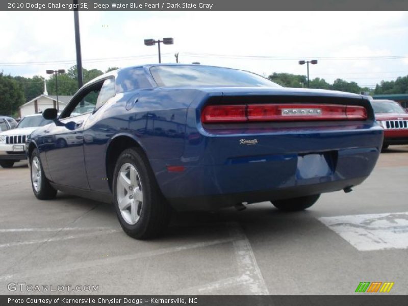 Deep Water Blue Pearl / Dark Slate Gray 2010 Dodge Challenger SE