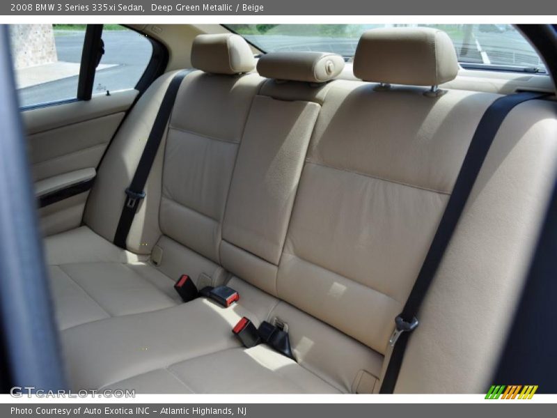 Deep Green Metallic / Beige 2008 BMW 3 Series 335xi Sedan