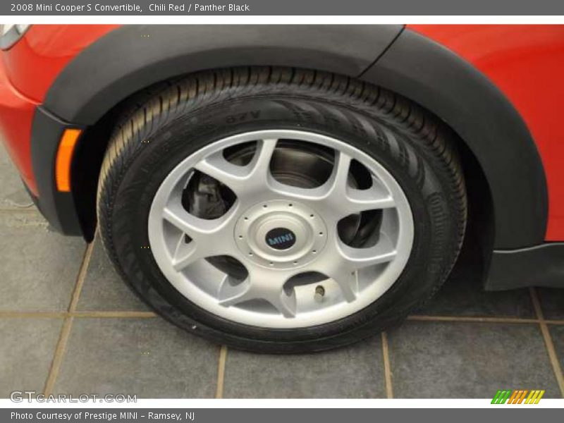 Chili Red / Panther Black 2008 Mini Cooper S Convertible