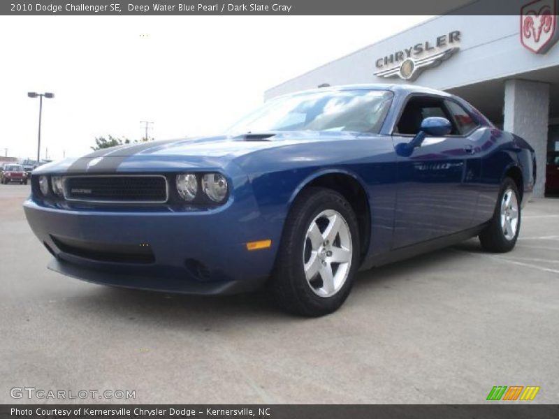 Deep Water Blue Pearl / Dark Slate Gray 2010 Dodge Challenger SE
