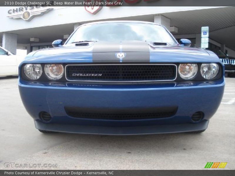 Deep Water Blue Pearl / Dark Slate Gray 2010 Dodge Challenger SE