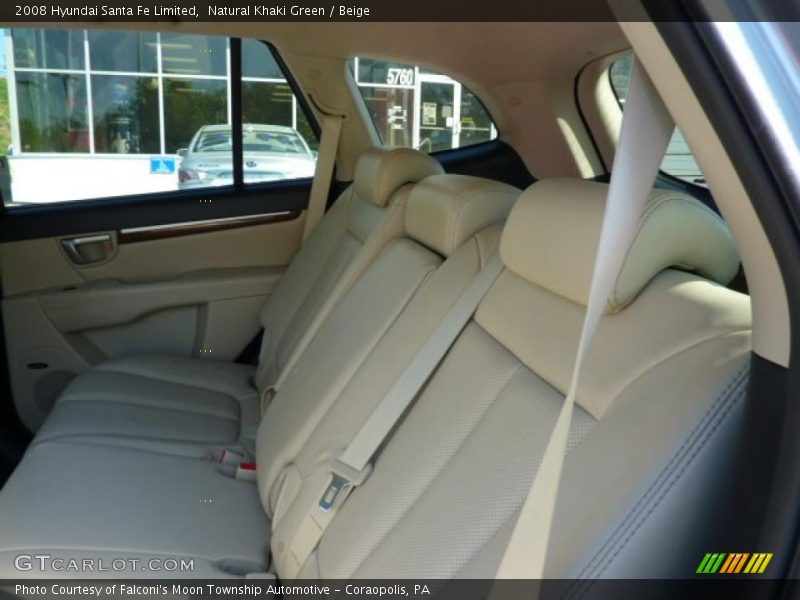 Natural Khaki Green / Beige 2008 Hyundai Santa Fe Limited