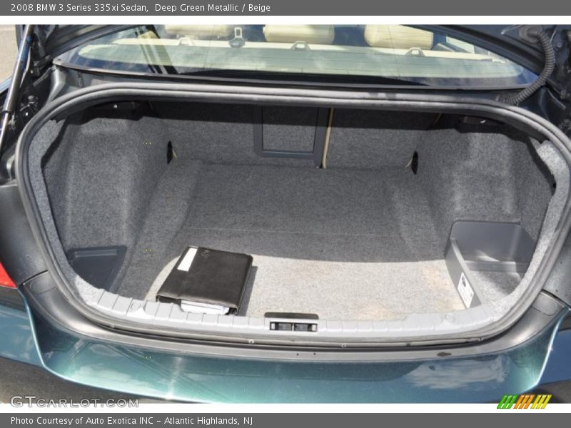 Deep Green Metallic / Beige 2008 BMW 3 Series 335xi Sedan