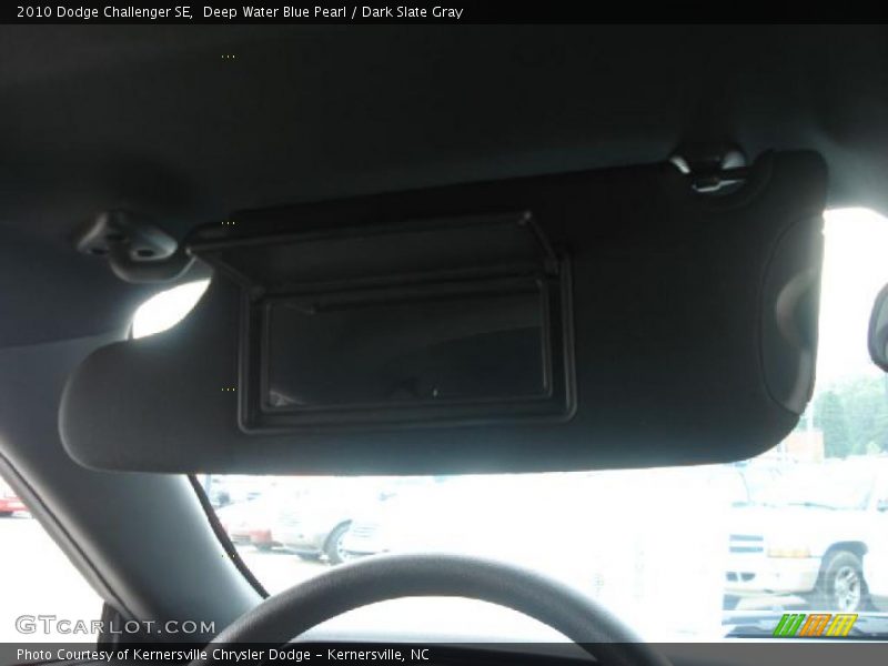 Deep Water Blue Pearl / Dark Slate Gray 2010 Dodge Challenger SE