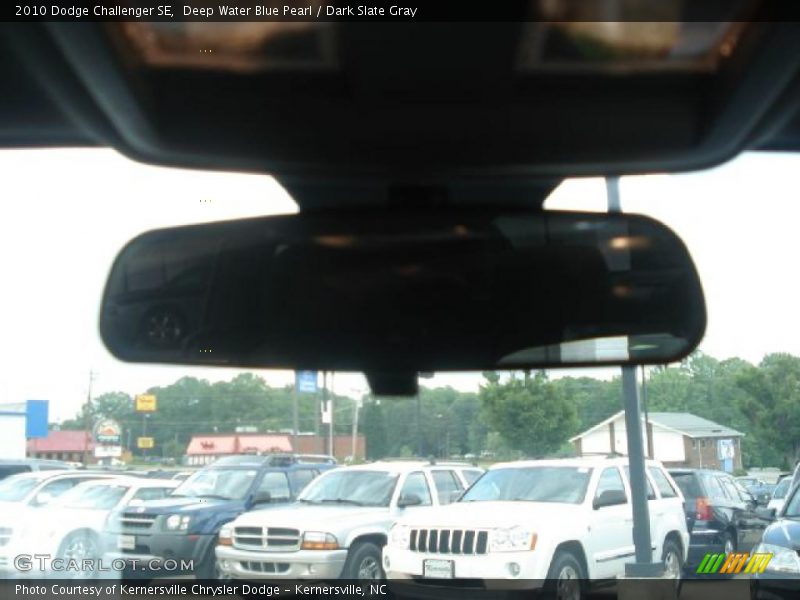 Deep Water Blue Pearl / Dark Slate Gray 2010 Dodge Challenger SE