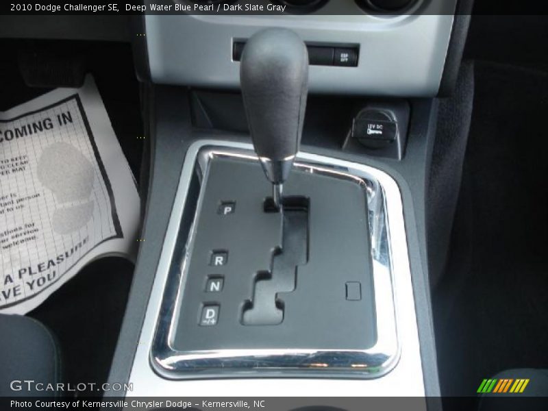 Deep Water Blue Pearl / Dark Slate Gray 2010 Dodge Challenger SE