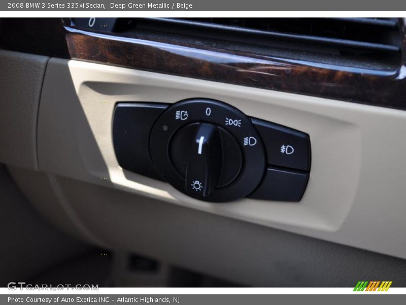 Deep Green Metallic / Beige 2008 BMW 3 Series 335xi Sedan