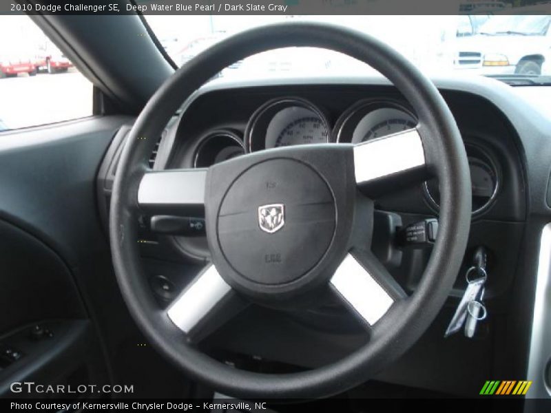 Deep Water Blue Pearl / Dark Slate Gray 2010 Dodge Challenger SE