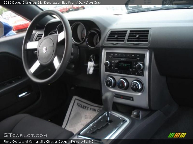 Deep Water Blue Pearl / Dark Slate Gray 2010 Dodge Challenger SE