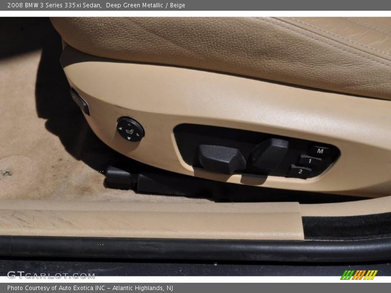 Deep Green Metallic / Beige 2008 BMW 3 Series 335xi Sedan