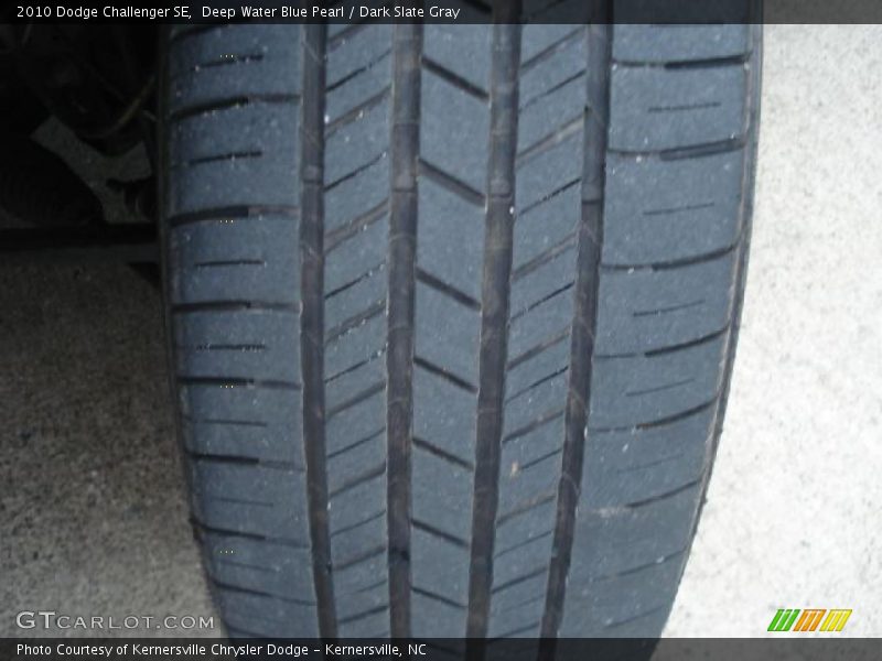Deep Water Blue Pearl / Dark Slate Gray 2010 Dodge Challenger SE