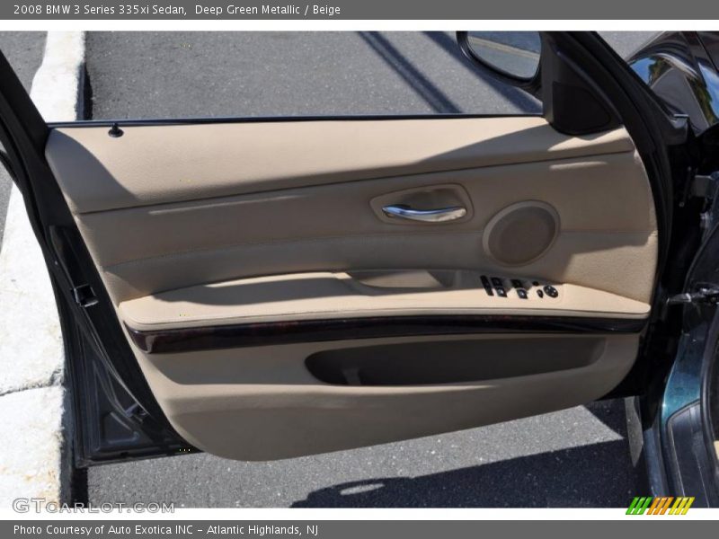 Deep Green Metallic / Beige 2008 BMW 3 Series 335xi Sedan