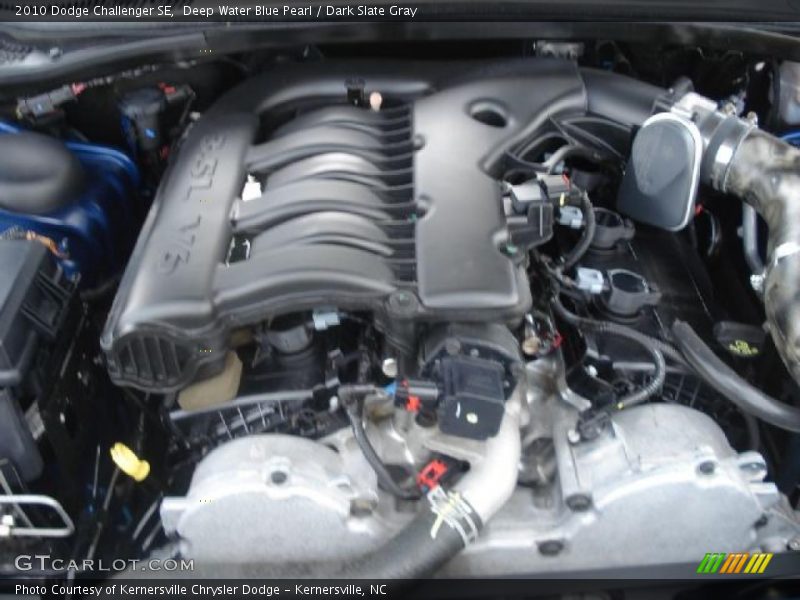 Deep Water Blue Pearl / Dark Slate Gray 2010 Dodge Challenger SE