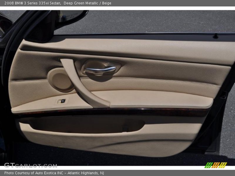 Deep Green Metallic / Beige 2008 BMW 3 Series 335xi Sedan