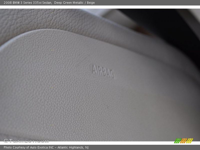 Deep Green Metallic / Beige 2008 BMW 3 Series 335xi Sedan