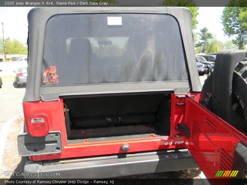 Flame Red / Dark Slate Gray 2005 Jeep Wrangler X 4x4