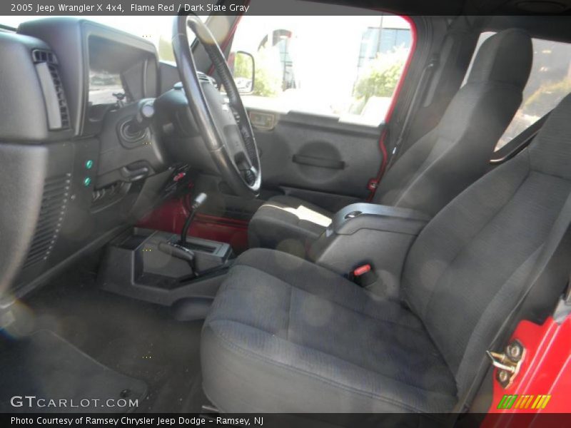 Flame Red / Dark Slate Gray 2005 Jeep Wrangler X 4x4