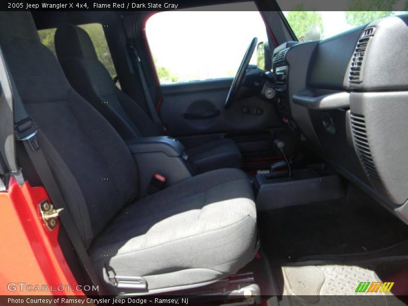 Flame Red / Dark Slate Gray 2005 Jeep Wrangler X 4x4