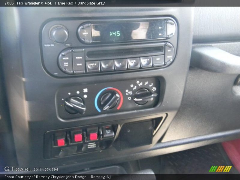 Flame Red / Dark Slate Gray 2005 Jeep Wrangler X 4x4