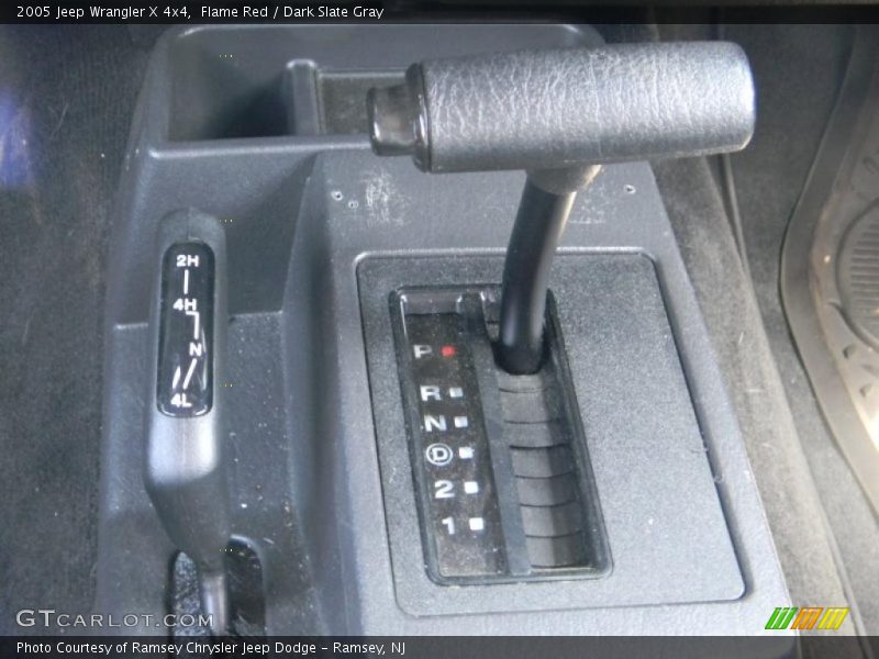 Flame Red / Dark Slate Gray 2005 Jeep Wrangler X 4x4