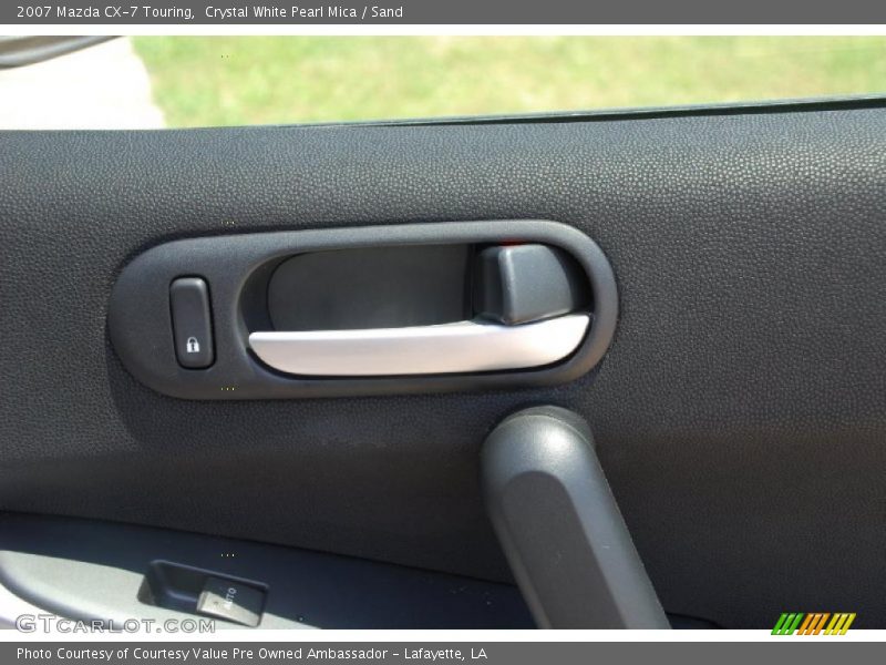 Crystal White Pearl Mica / Sand 2007 Mazda CX-7 Touring