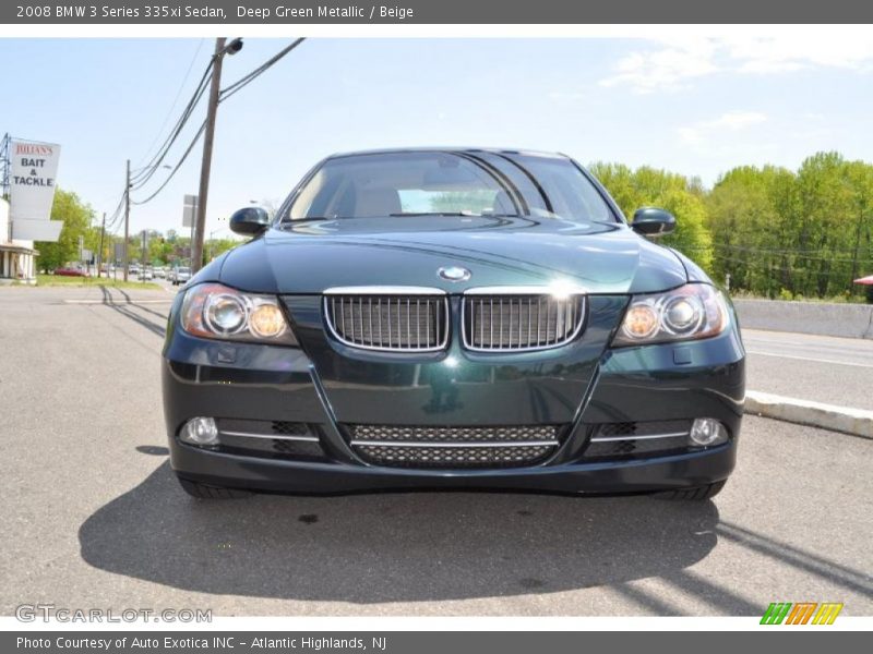 Deep Green Metallic / Beige 2008 BMW 3 Series 335xi Sedan