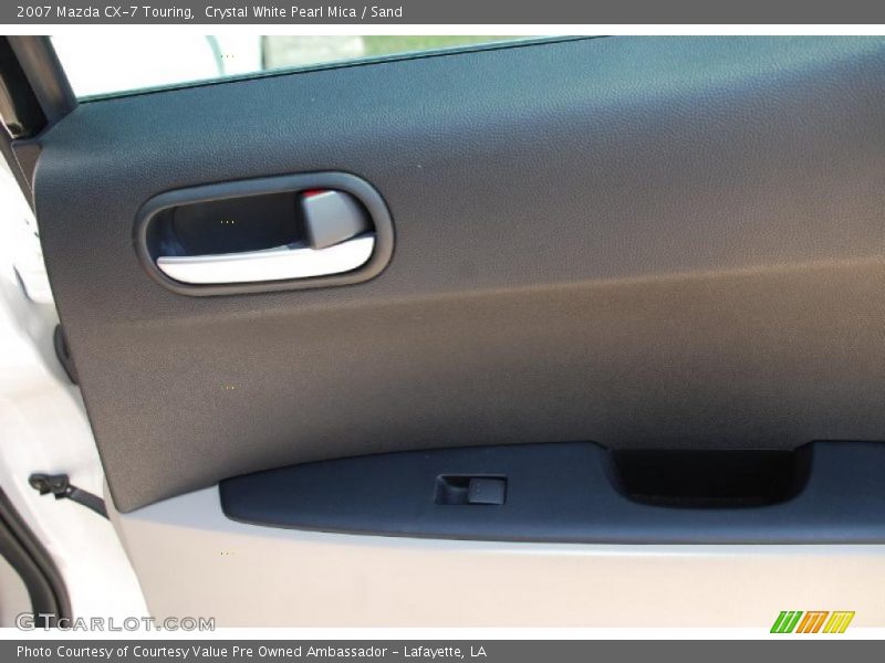 Crystal White Pearl Mica / Sand 2007 Mazda CX-7 Touring
