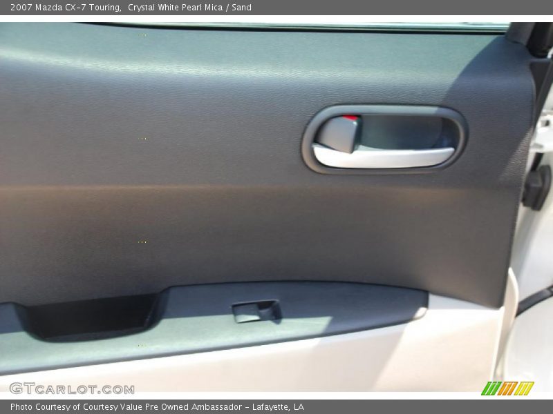 Crystal White Pearl Mica / Sand 2007 Mazda CX-7 Touring