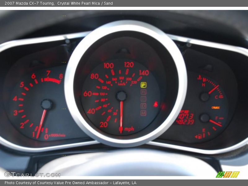 Crystal White Pearl Mica / Sand 2007 Mazda CX-7 Touring