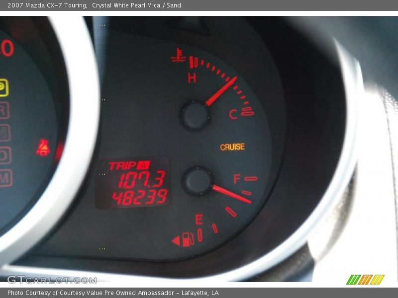 Crystal White Pearl Mica / Sand 2007 Mazda CX-7 Touring