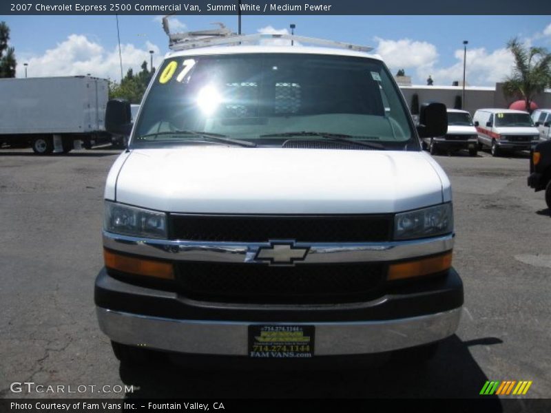 Summit White / Medium Pewter 2007 Chevrolet Express 2500 Commercial Van