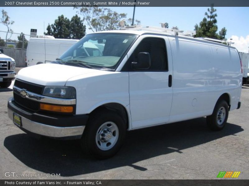 Summit White / Medium Pewter 2007 Chevrolet Express 2500 Commercial Van