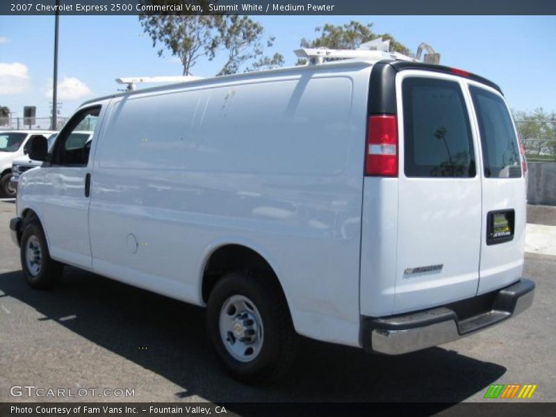 Summit White / Medium Pewter 2007 Chevrolet Express 2500 Commercial Van