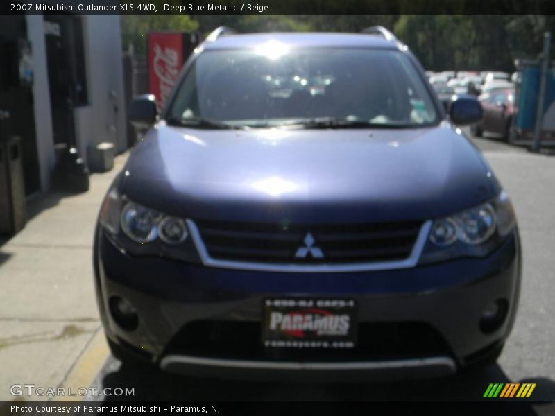 Deep Blue Metallic / Beige 2007 Mitsubishi Outlander XLS 4WD