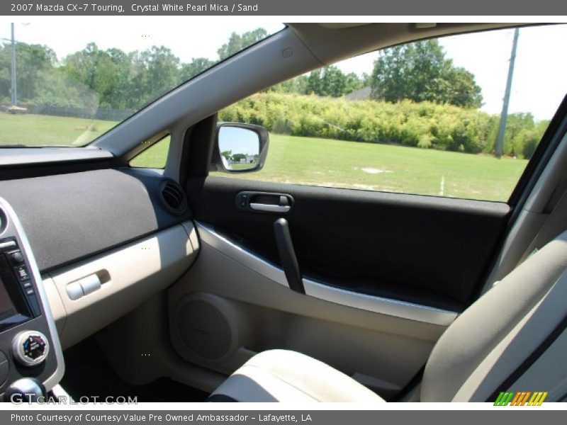 Crystal White Pearl Mica / Sand 2007 Mazda CX-7 Touring