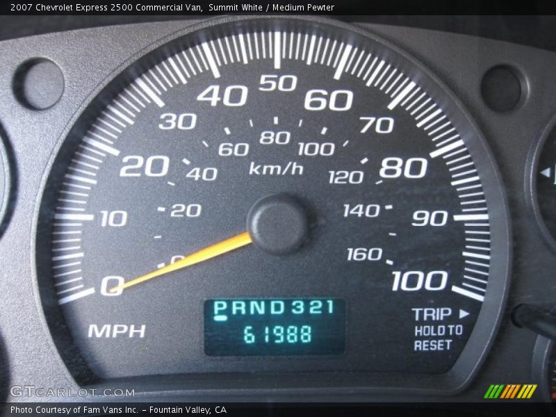 Summit White / Medium Pewter 2007 Chevrolet Express 2500 Commercial Van