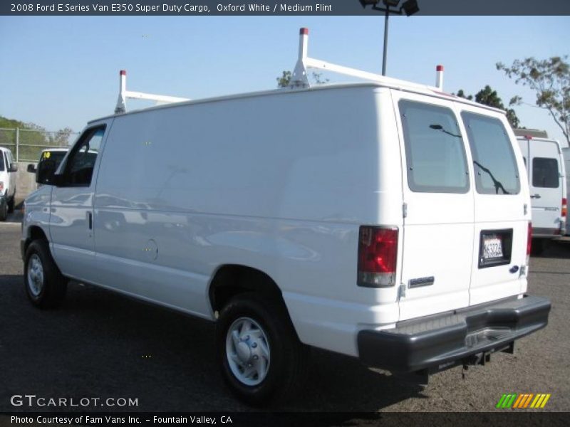 Oxford White / Medium Flint 2008 Ford E Series Van E350 Super Duty Cargo