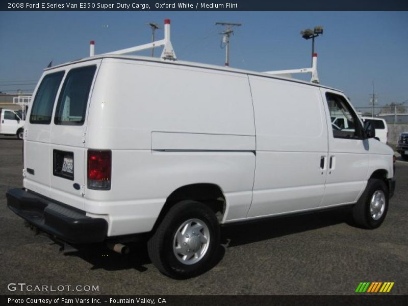 Oxford White / Medium Flint 2008 Ford E Series Van E350 Super Duty Cargo