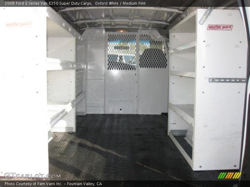 Oxford White / Medium Flint 2008 Ford E Series Van E350 Super Duty Cargo