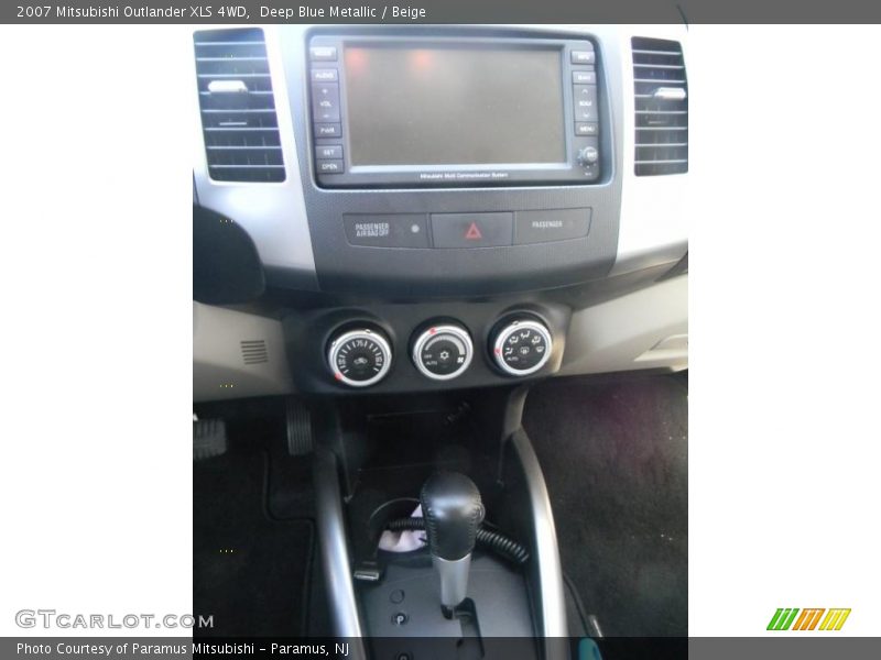 Deep Blue Metallic / Beige 2007 Mitsubishi Outlander XLS 4WD