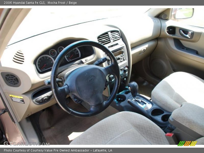 Mocha Frost / Beige 2006 Hyundai Santa Fe GLS