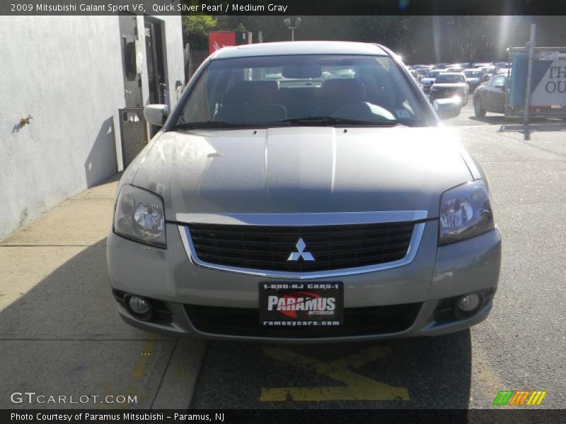 Quick Silver Pearl / Medium Gray 2009 Mitsubishi Galant Sport V6