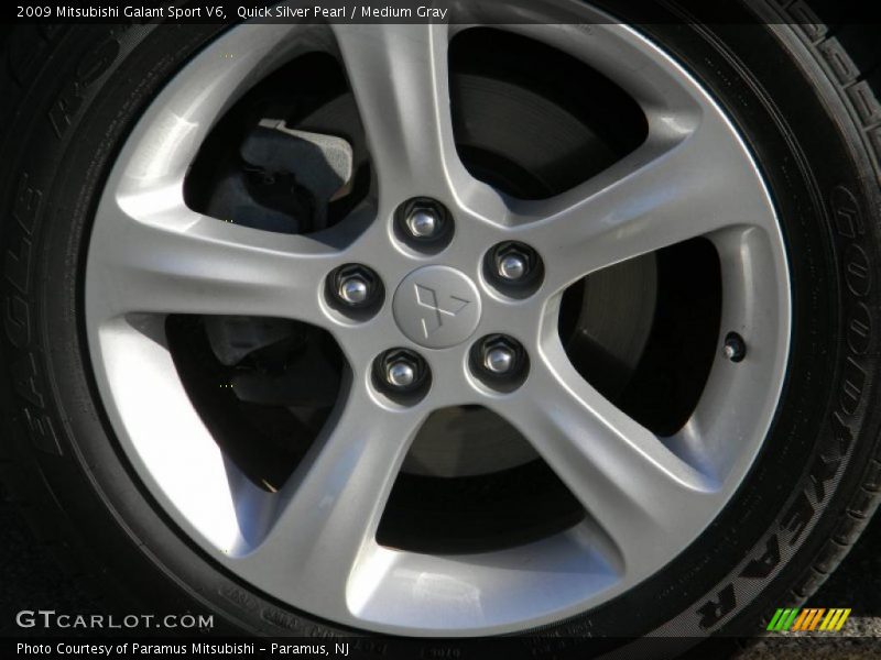 Quick Silver Pearl / Medium Gray 2009 Mitsubishi Galant Sport V6