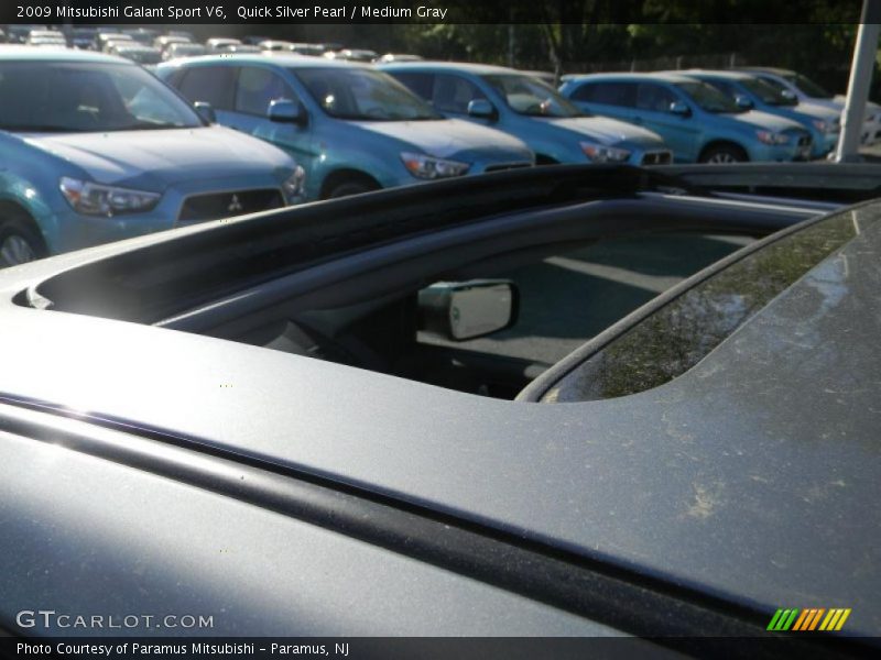Quick Silver Pearl / Medium Gray 2009 Mitsubishi Galant Sport V6