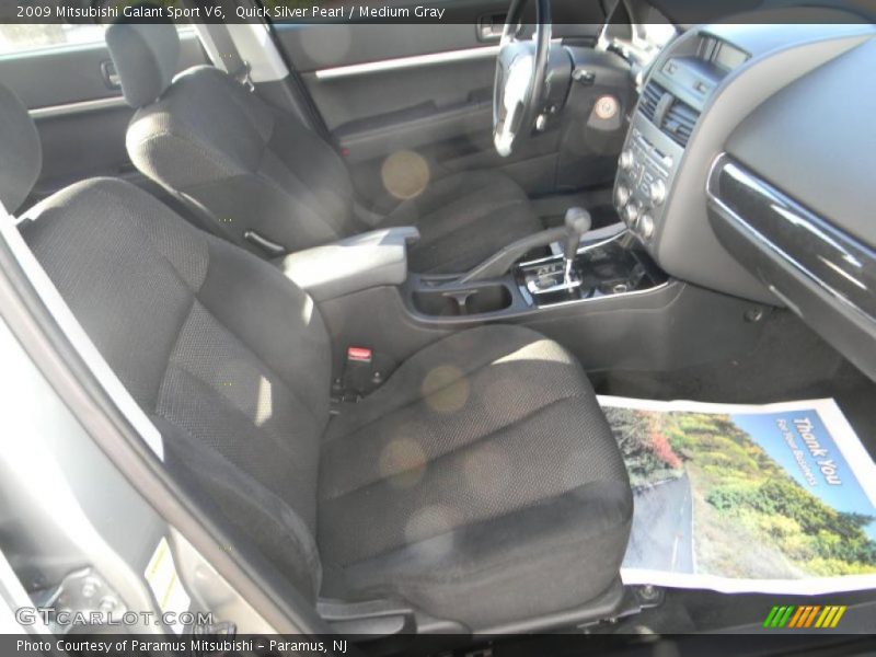 Quick Silver Pearl / Medium Gray 2009 Mitsubishi Galant Sport V6