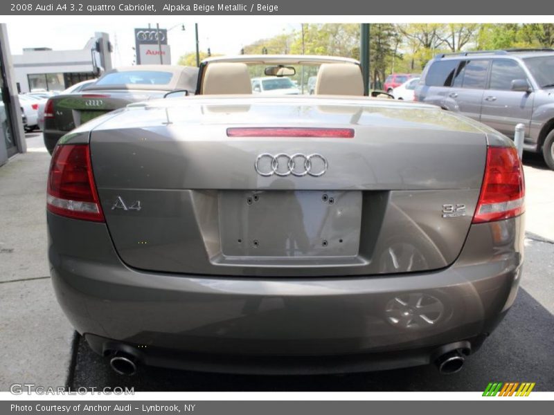 Alpaka Beige Metallic / Beige 2008 Audi A4 3.2 quattro Cabriolet