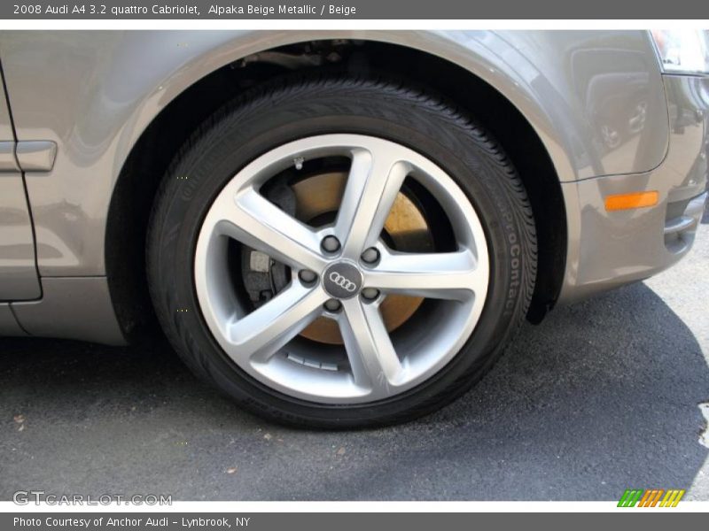 Alpaka Beige Metallic / Beige 2008 Audi A4 3.2 quattro Cabriolet