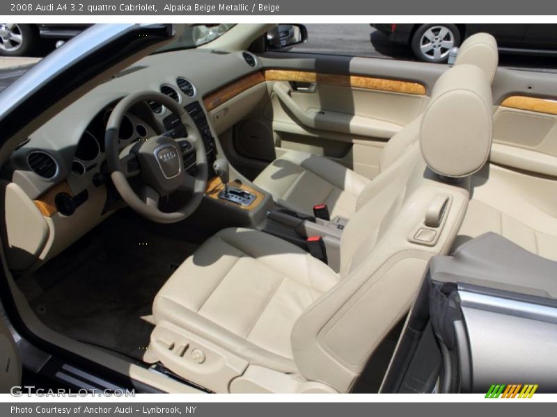  2008 A4 3.2 quattro Cabriolet Beige Interior
