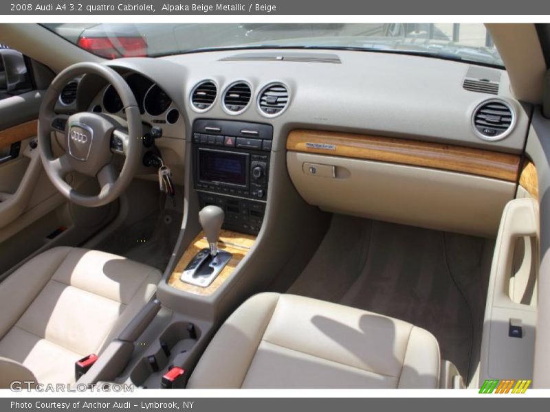 Dashboard of 2008 A4 3.2 quattro Cabriolet